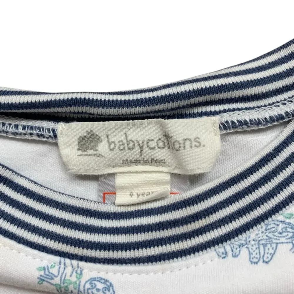 Babycottons Pima Cotton Sloth Pajamas